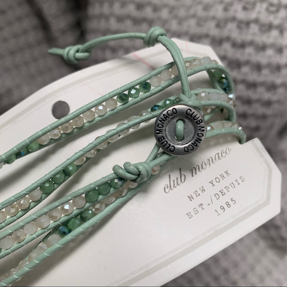 Club Monaco Beaded Wrap Bracelet